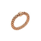 FOPE Designer Jewellery FOPE 18ct Rose Gold Essentials Ring