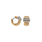 FOPE Designer Jewellery FOPE Panorama 18ct Gold 0.46ct Diamond Earrings OR587