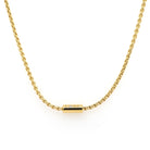 FOPE Jewellery FOPE 18ct Yellow Gold Eka Rope Chain with Diamond-Set Bar