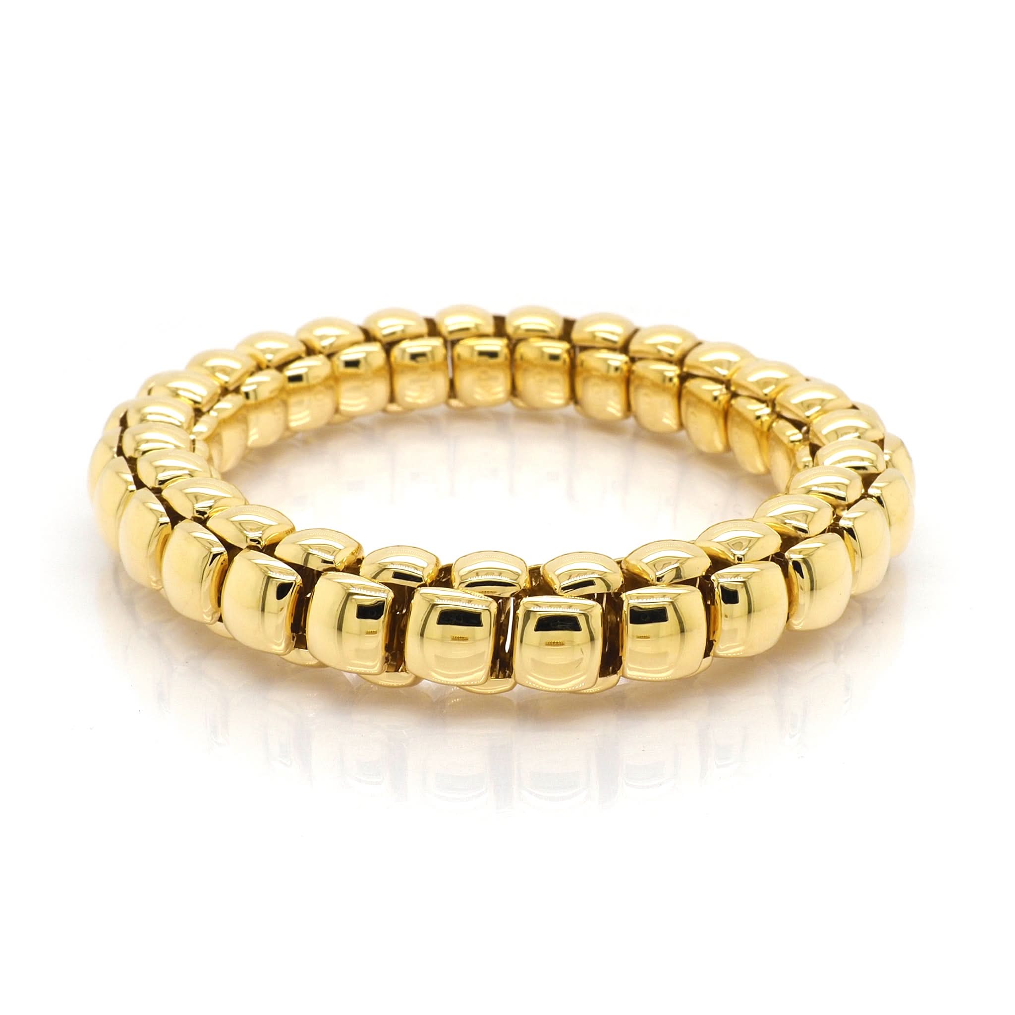 FOPE Jewellery FOPE 18ct Yellow Gold Luna Flex'It Bracelet