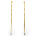 FOPE Jewellery FOPE Extra Long Rope-Effect Diamond-Set Earrings