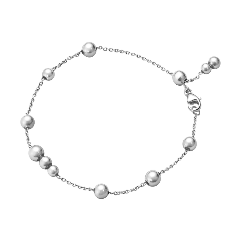 Georg Jensen Jewellery Georg Jensen Moonlight Grapes Bracelet - Oxidised Sterling Silver (10014405)