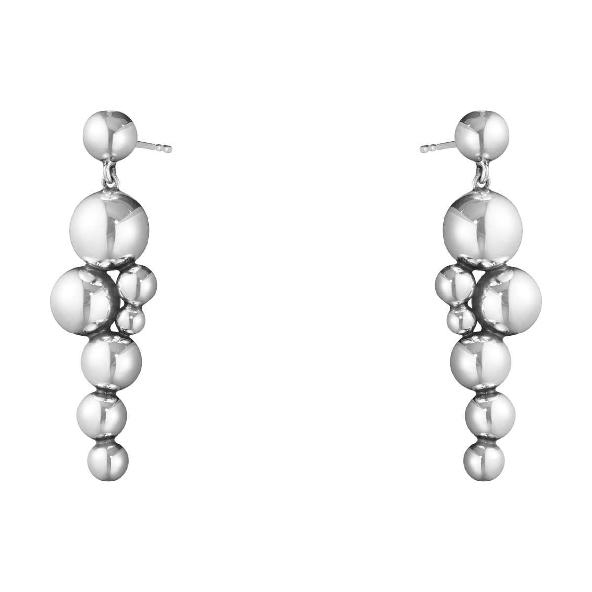 Georg Jensen Jewellery Georg Jensen Moonlight Grapes Earrings - Sterling Silver (10019037)