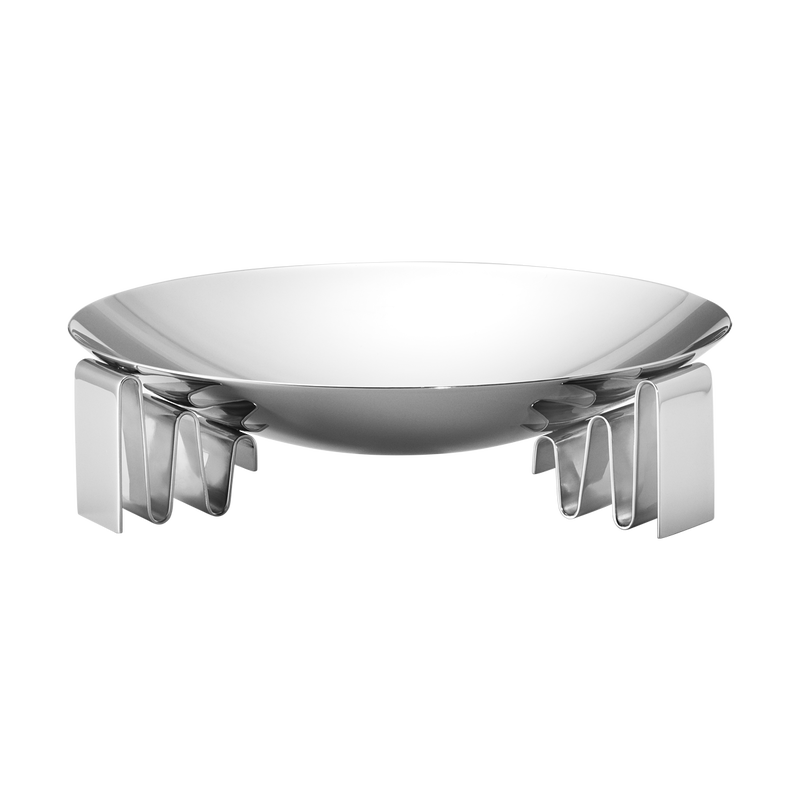 Georg Jensen Silverware Homewares Gifts Georg Jensen Frequency Medium Bowl - Stainless Steel (10014920)