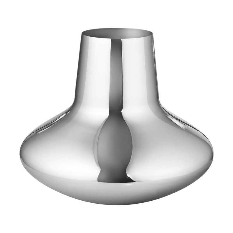 Georg Jensen Silverware Homewares Gifts Georg Jensen Koppel Vase Large - Stainless Steel (10009656)