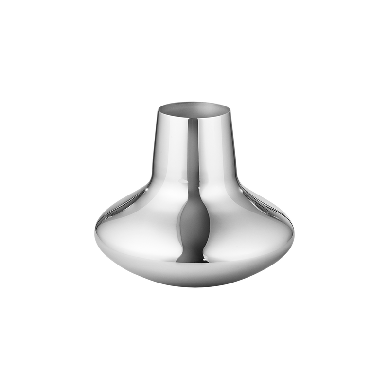 Georg Jensen Silverware Homewares Gifts Georg Jensen Koppel Vase Small - Stainless Steel (10009649)