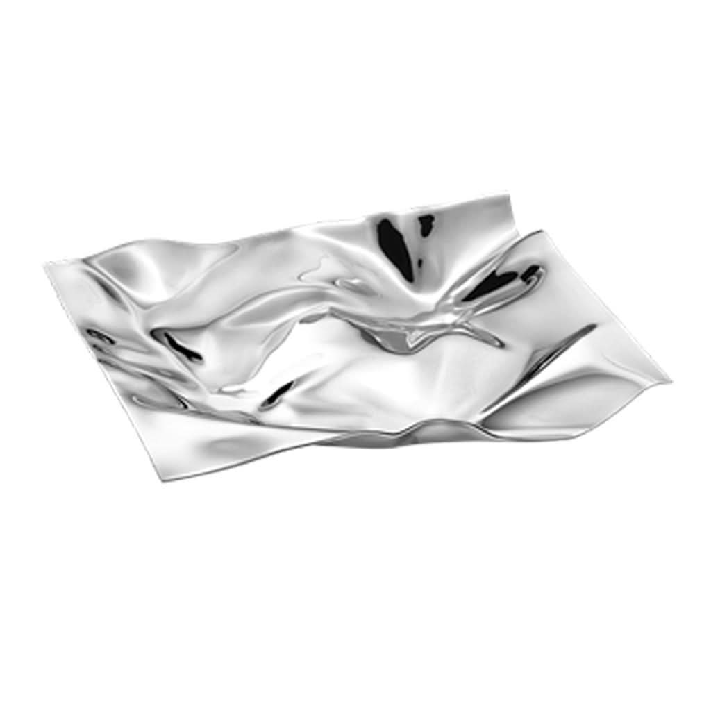 Georg Jensen Silverware Homewares Gifts Georg Jensen Medium Panton Crinkle Tray (3586855)