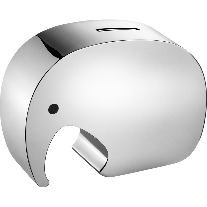 Georg Jensen Silverware Homewares Gifts Georg Jensen Moneyphant Money Bank - Stainless Steel (3580035)