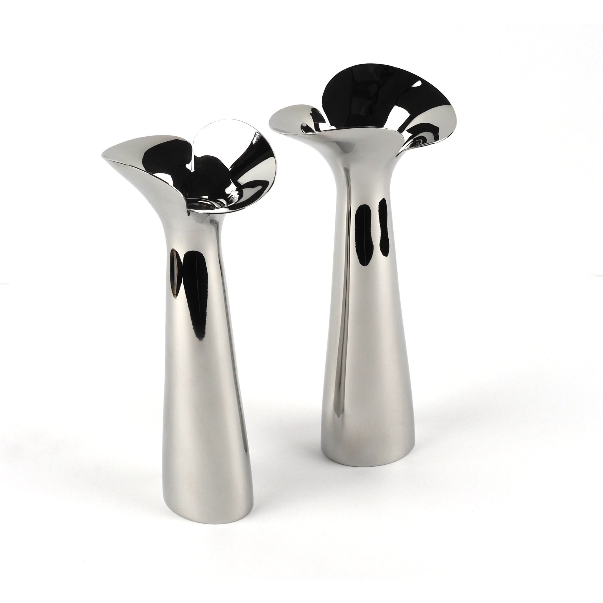 Georg Jensen Silverware Homewares Gifts Georg Jensen Pair of Bloom Botanica Candle Holders