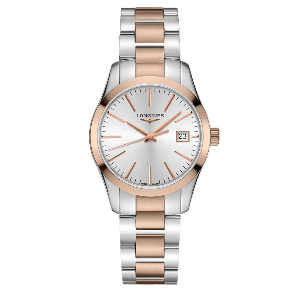 Longines Luxury Watch A LONGINES CONQUEST CLASSIC Quartz Date Watch on Bracelet L2.386.3.72.7