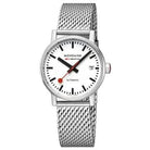 Mondaine Luxury Watches Mondaine EVO2 Automatic 35 mm, Stainless Steel Watch, MSE.35610.SM