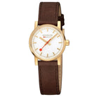 Mondaine Luxury Watches Mondaine evo2 SBB Watch with Brown Leather Strap