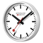 Mondaine Luxury Watches Mondaine Wall Clock 40 cm, Silver Kitchen Clock, A995.CLOCK.16SBB