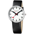 Mondaine Luxury Watches White Mondaine Giant Backlight Quartz Strap Watch MSX4211BLB