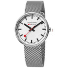 Mondaine Luxury Watches White Mondaine SBB Mini Giant Quartz Bracelet Watch A763.30362.16SBM