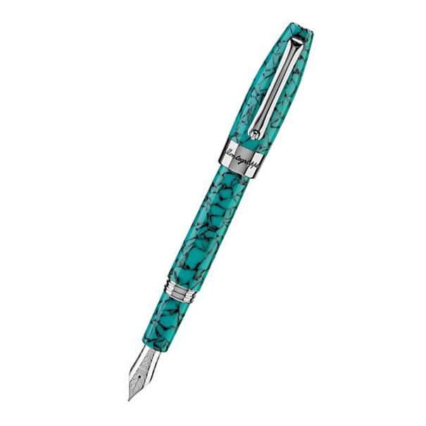 Montegrappa Silverware Homewares Gifts Montegrappa Fortuna Mosaic Barcelona Fountain Pen- ISFOBIA