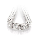 Ogden of Harrogate Jewellery 18ct White Gold 39 Brilliant-Cut Diamond Line Bracelet