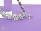Ogden of Harrogate Jewellery 18ct White Gold and Diamond Ornate Link Flat Collarette Necklace