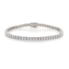 Ogden of Harrogate Jewellery 18ct White Gold Diamond Line Bracelet