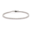 Ogden of Harrogate Jewellery 18ct White Gold Diamond Line Bracelet