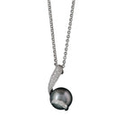 Ogden of Harrogate Jewellery 18ct White Gold Pearl Pendant