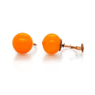 Ogden of Harrogate Jewellery 9ct Gold Amber Stud Earrings