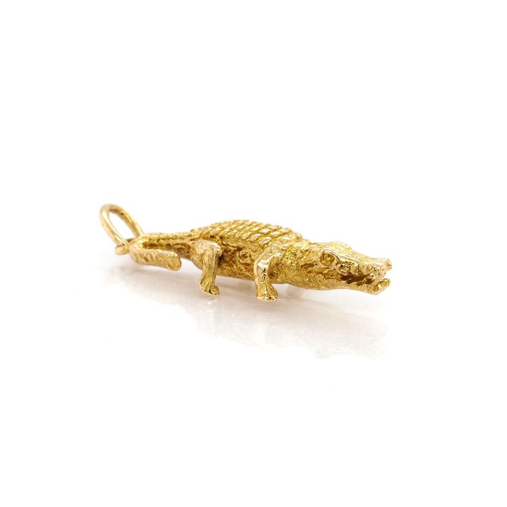 Ogden of Harrogate Jewellery 9ct Gold Crocodile Charm