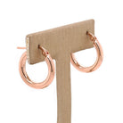 Ogden of Harrogate Jewellery 9ct Rose Gold Hoop Earrings