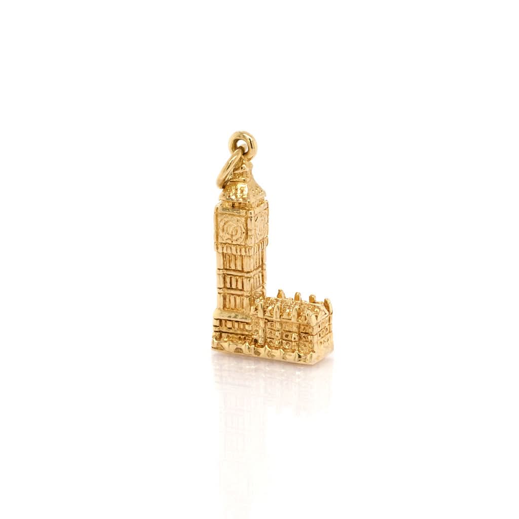 Ogden of Harrogate Jewellery 9ct Yellow Gold Big Ben & Westminster Charm