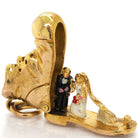 Ogden of Harrogate Jewellery 9ct Yellow Gold Bride & Groom Boot Charm