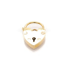 Ogden of Harrogate Jewellery 9ct Yellow Gold Heart Padlock Charm