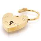 Ogden of Harrogate Jewellery 9ct Yellow Gold Heart Padlock Charm