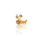Ogden of Harrogate Jewellery 9ct Yellow Gold Small Horse and Carriage Charm