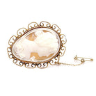 Ogden of Harrogate Jewellery A 1930's 9ct Yellow Gold, Cameo Brooch
