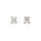 Ogden of Harrogate Jewellery A Pair of 18ct White Gold and Diamond Single Stone Earrings, 0.70cts