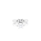 Ogden of Harrogate Jewellery A Platinum Princess-Cut Diamond Ring