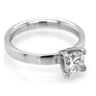 Ogden of Harrogate Jewellery A Platinum Princess-Cut Diamond Ring