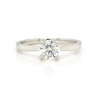 Ogden of Harrogate Jewellery A Platinum Single-Stone Diamond Ring