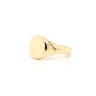 Ogden of Harrogate Jewellery A Small 9ct Gold Plain Oval Signet Ring
