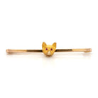 Ogden of Harrogate Jewellery A Vintage 9ct Gold Fox Head Brooch