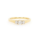 Ogden of Harrogate Jewellery An 18ct Yellow Gold Three-Stone Diamond Ring