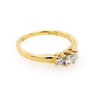 Ogden of Harrogate Jewellery An 18ct Yellow Gold Three-Stone Diamond Ring