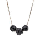 Ogden of Harrogate Jewellery Carved Jet, Beaded Necklace