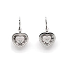 Ogden of Harrogate Jewellery Chopard Happy Diamonds 18ct White Gold Heart Earrings