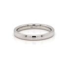 Ogden of Harrogate Jewellery Platinum Slight Court 2.5mm Wedding Band, Size K