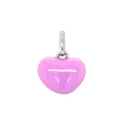 Ogden of Harrogate Jewellery Purple Enamel Heart Charm