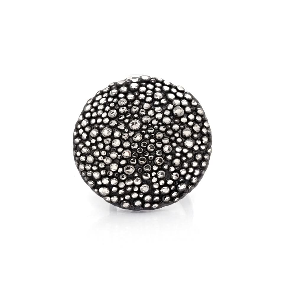 Ogden of Harrogate Jewellery Roberto Coin Black Beaded Button Ring
