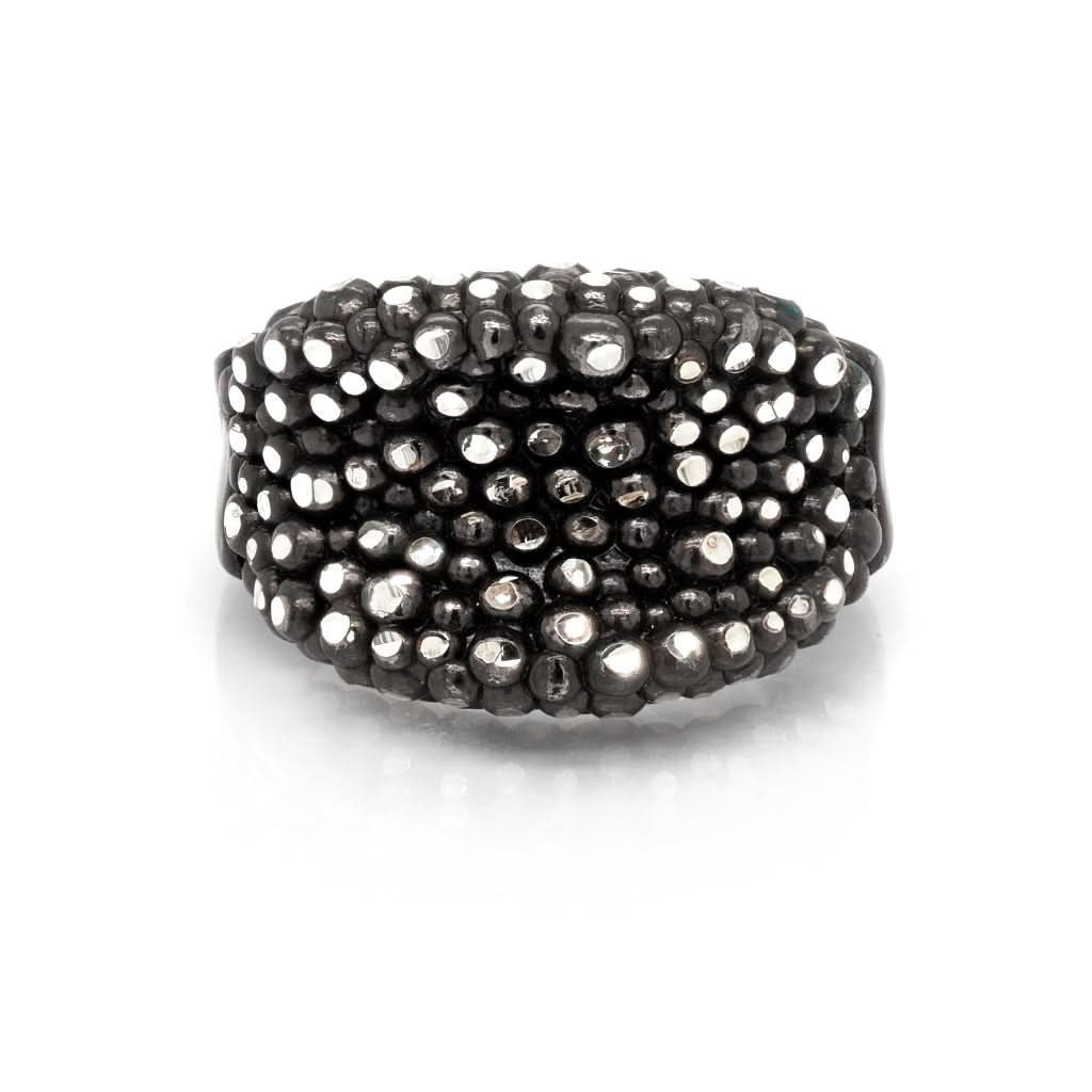 Ogden of Harrogate Jewellery Roberto Coin Black Beaded Ring