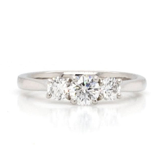 Ogden of Harrogate Jewellery Rosina®A Platinum Three-Stone Diamond Ring