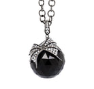 Ogden of Harrogate Jewellery Stephen Webster Black Jet Crystal Ball Pendant with Cubic Zirconia Butterfly